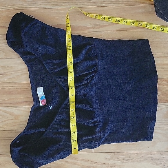 Free People Beach Gauzy Cap Sleeve top - Picture 9 of 10